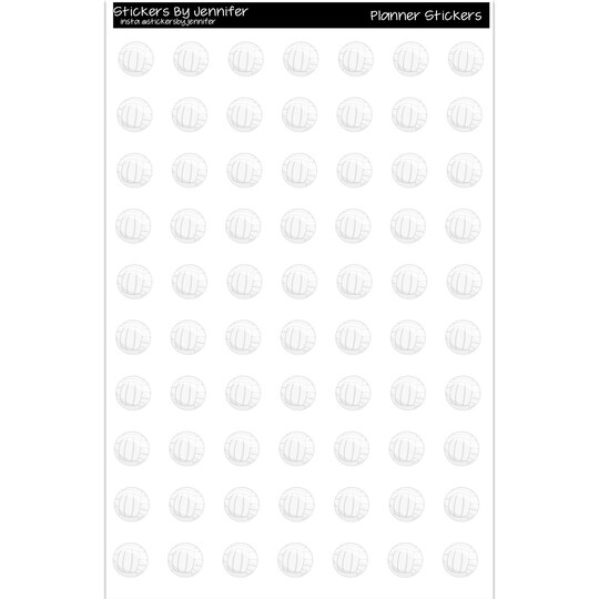Volleyball Planner Stickers Scrapbooking Kids DIY Arts Crafting